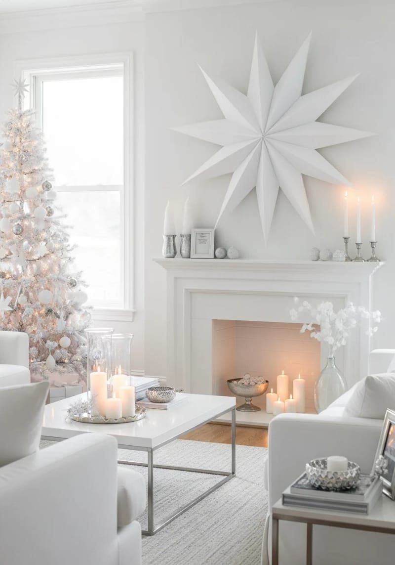 7. Oversized Paper Star Wall Art
