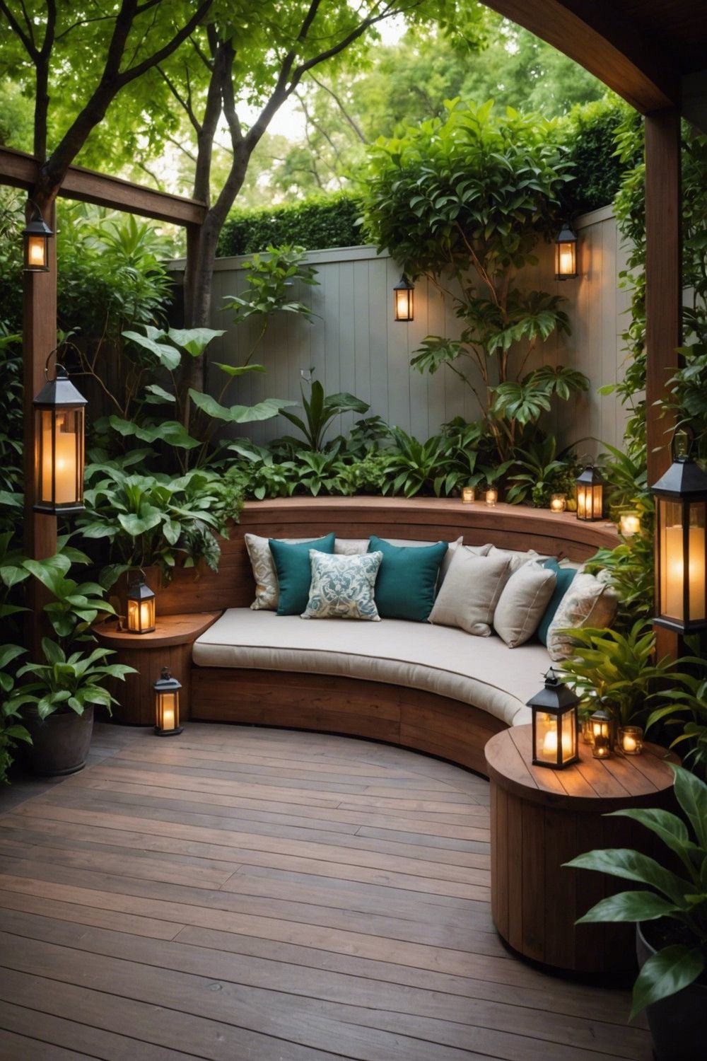 Built-In Seating That Saves Deck Space