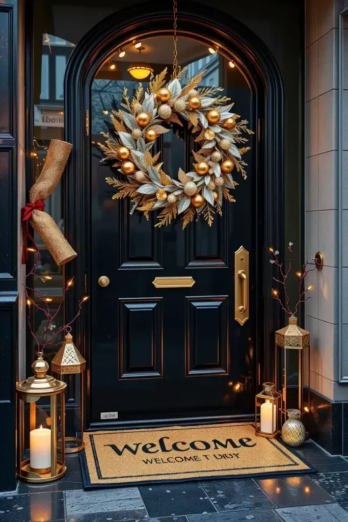 Sparkly Glitter Wreaths for a Glamorous Look