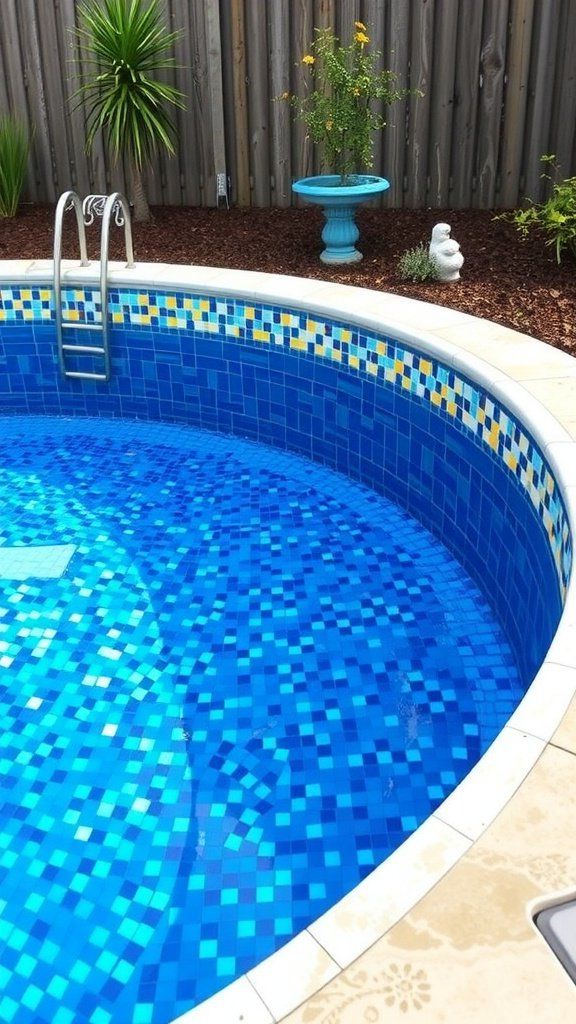 Mosaic Tile Ideas for Above Ground Pools