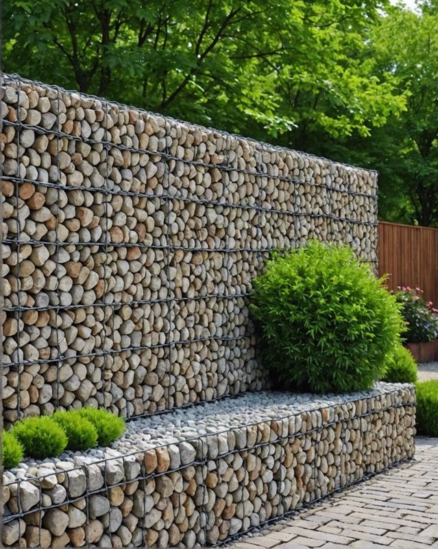 Gabion Wall Border Ideas