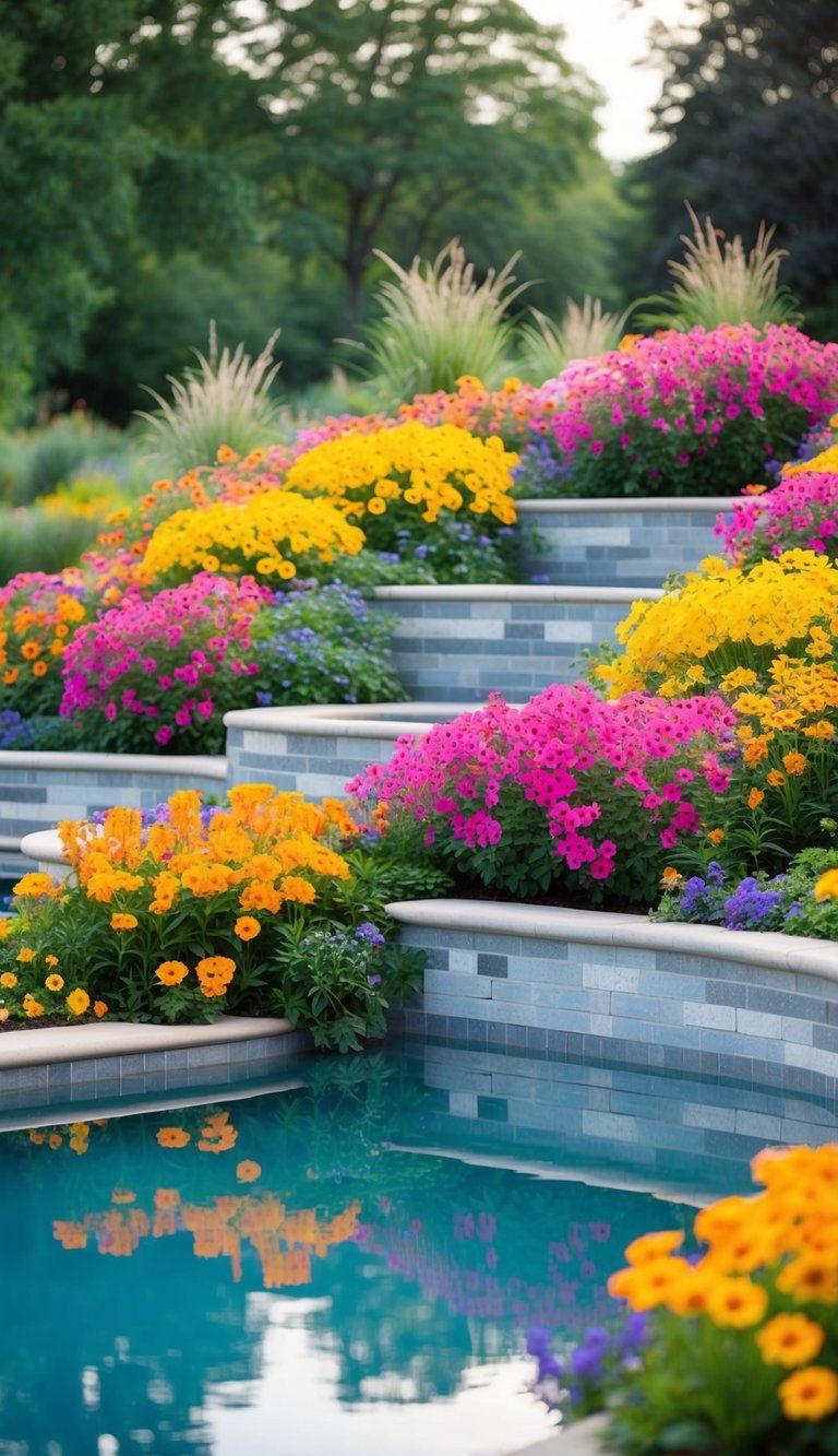 8. Layer Flower Beds for a Vibrant Garden