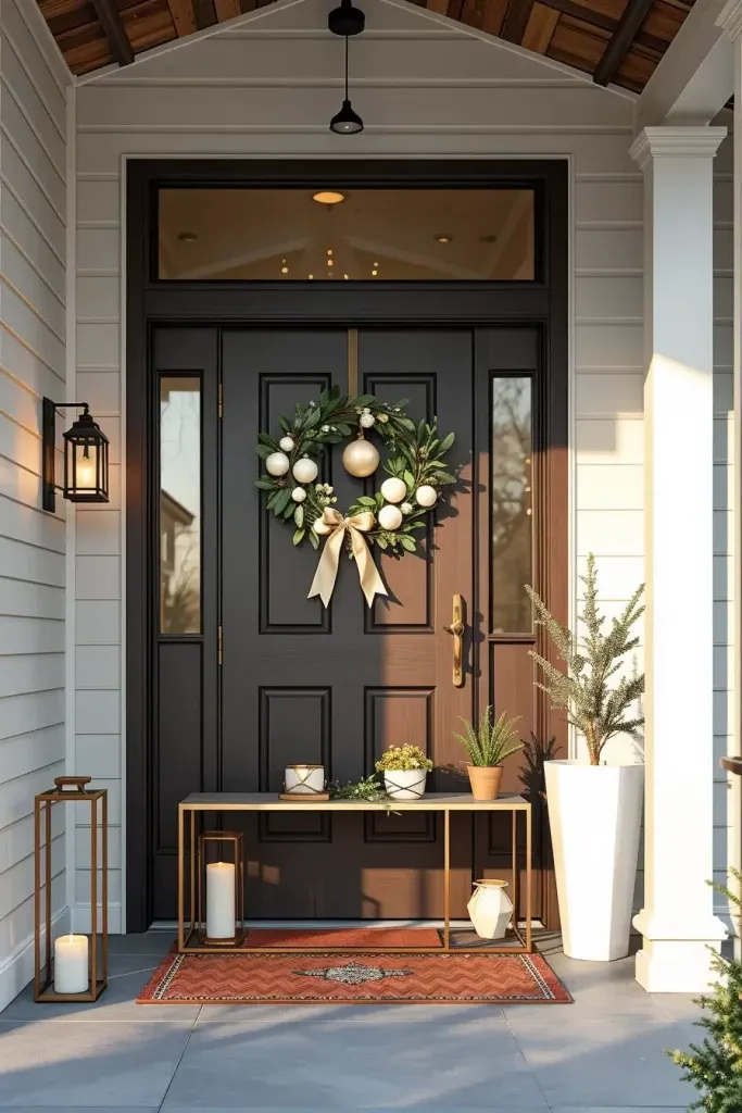 Modern Geometric Frame Wreath Ideas