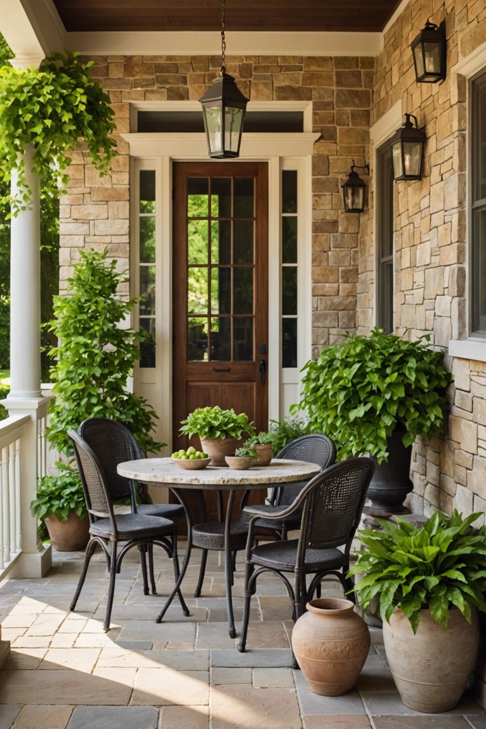 Add Texture With Natural Stone Accents