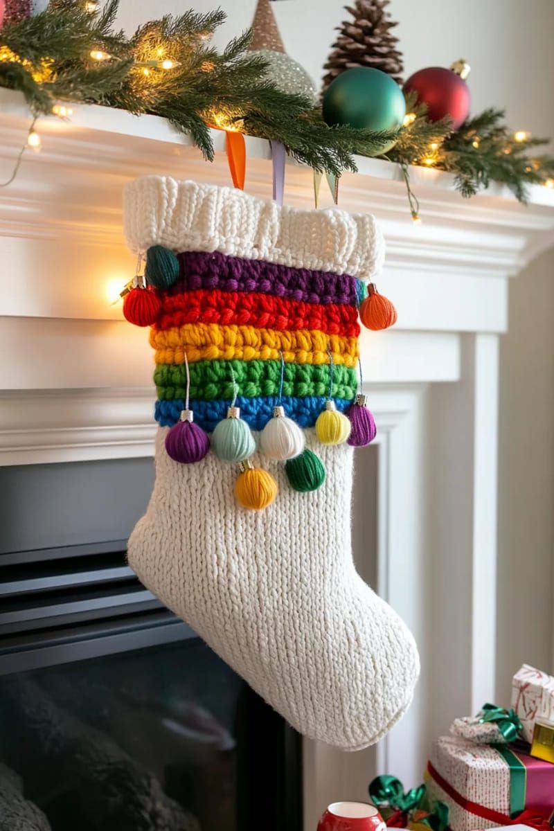 19. Rainbow Yarn Tassels and Braided Trim - photo 2
