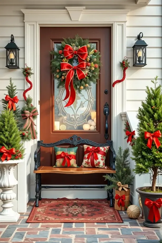 Bold Bow and Ribbon Wreath Ideas - photo 2