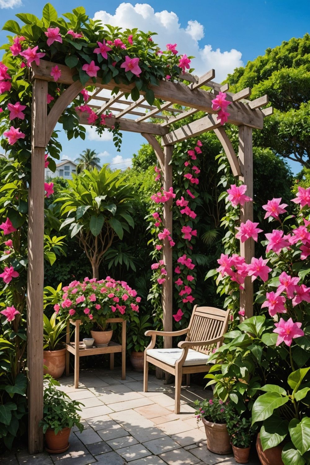 12) A Trellis for Vines and Climbing Plants
