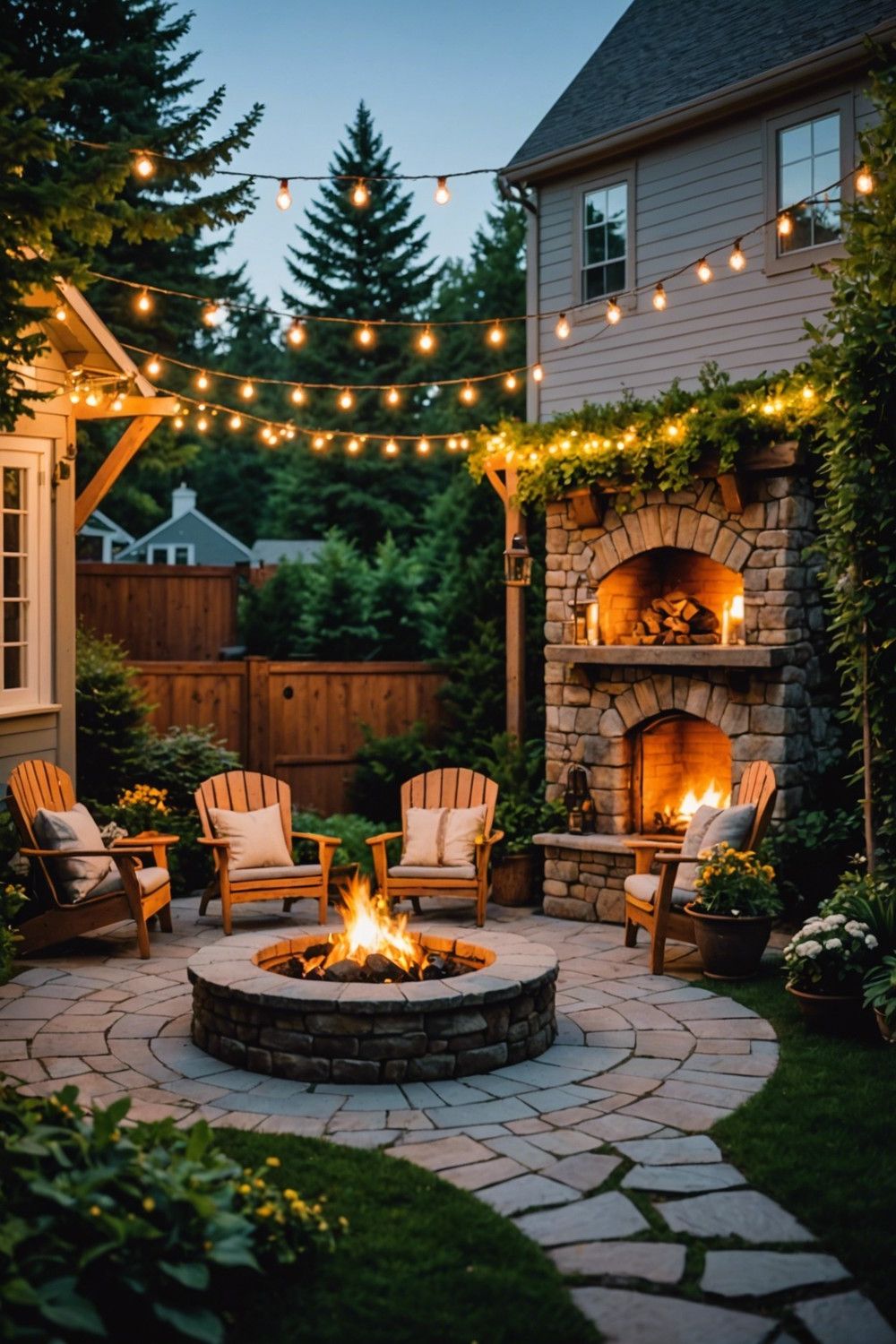 Warm Fire Pits and Chimineas