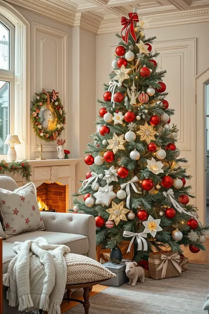 Pairing Red and Silver with White Accents