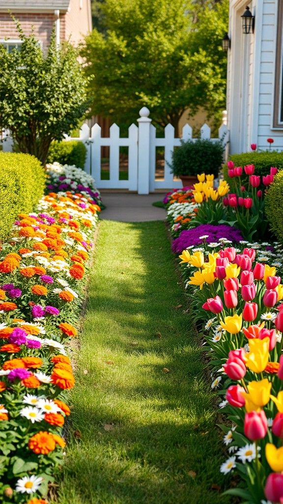 Add Colorful Flower Beds for Curb Appeal