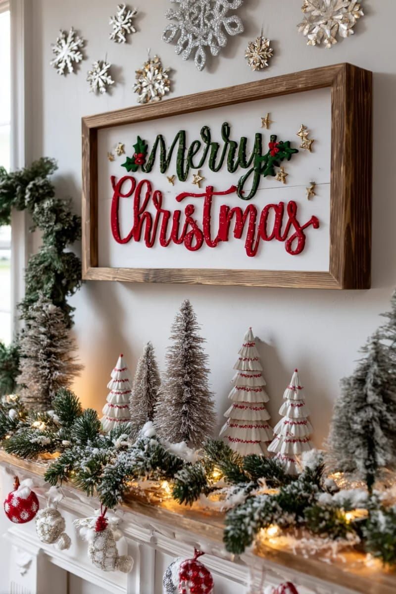 8. Hand-lettered SVG wall art with classic holiday phrases - photo 2