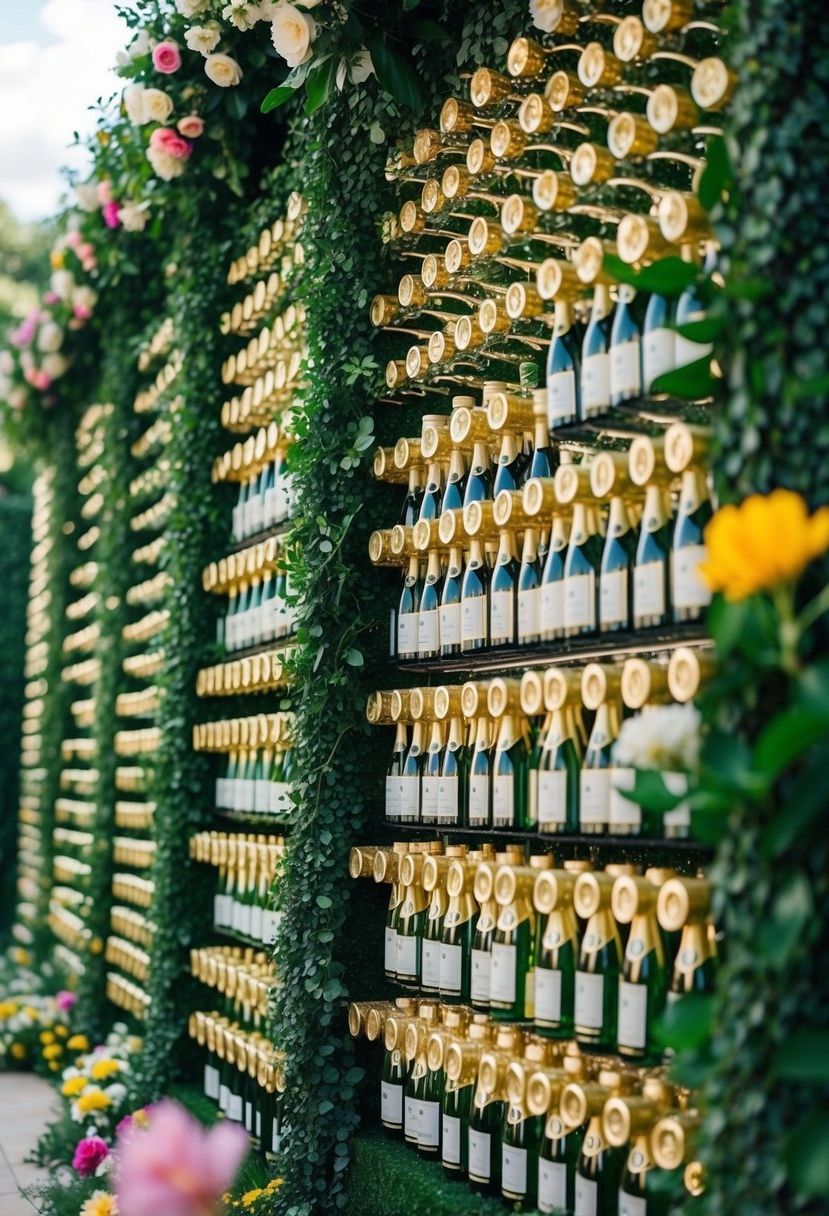 9) Living Champagne Wall Feature