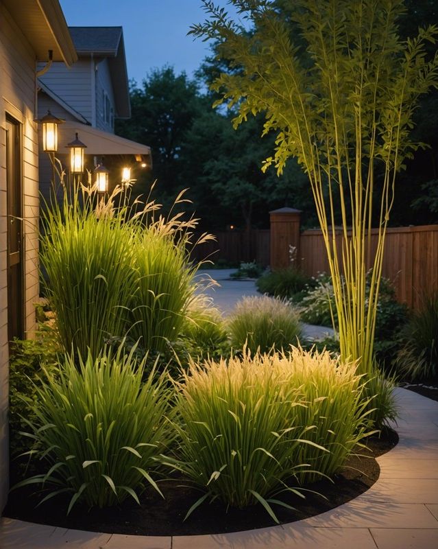 Lighting Ideas for a Lemongrass Patio