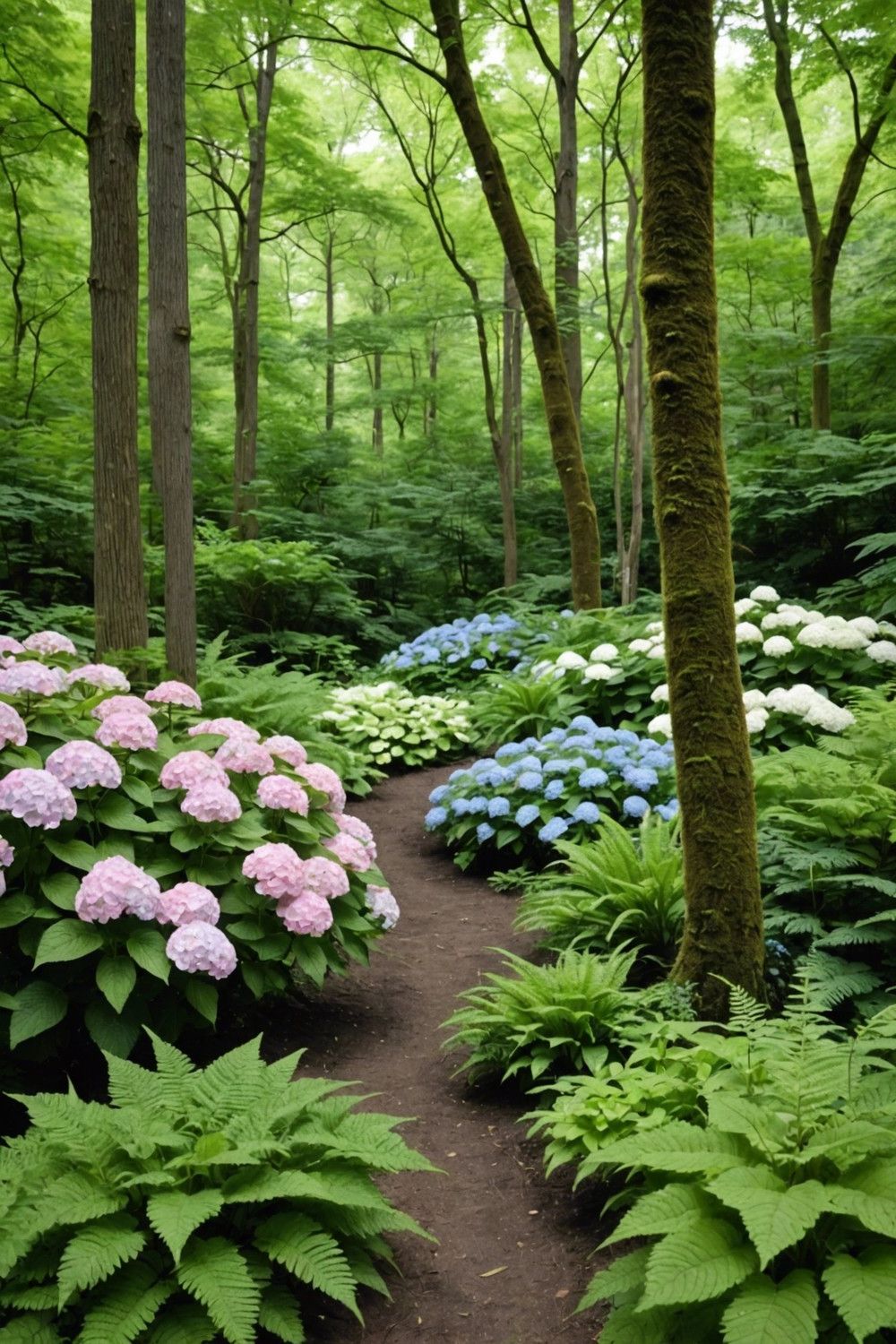 Growing Hydrangeas in a Shady Woodland Garden