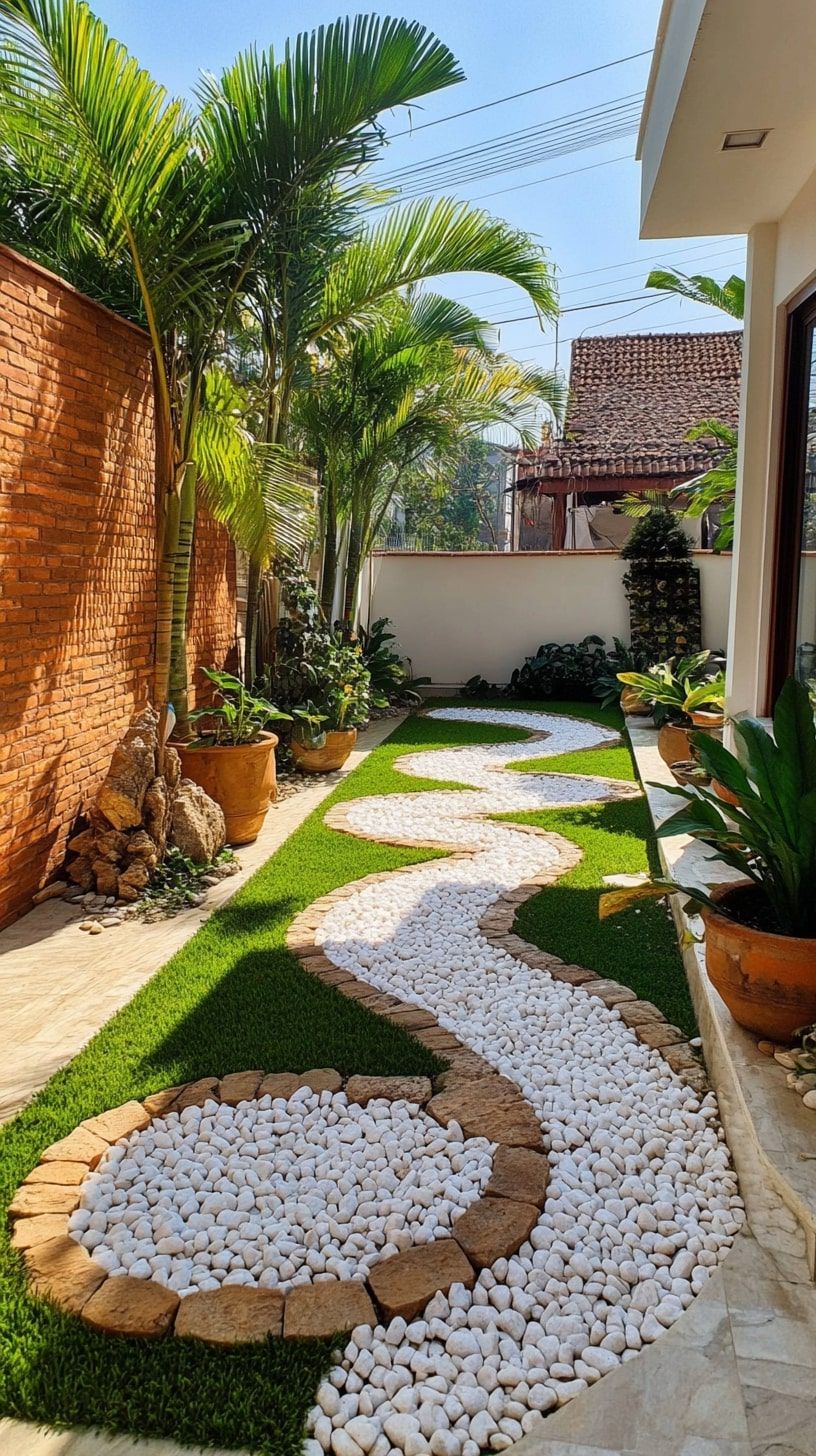 20 Best Pebble Garden Landscaping Ideas - photo 7