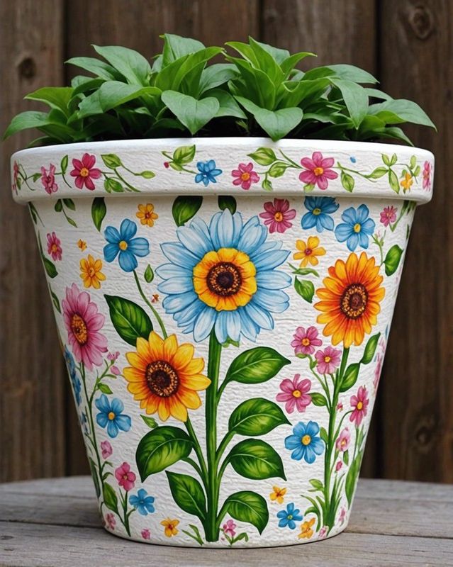 Paper Decoupage Pot Ideas