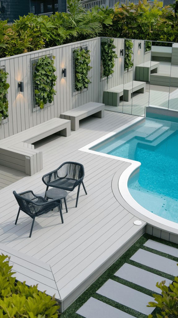 Getting the Most from a Small Pool Deck - photo 2