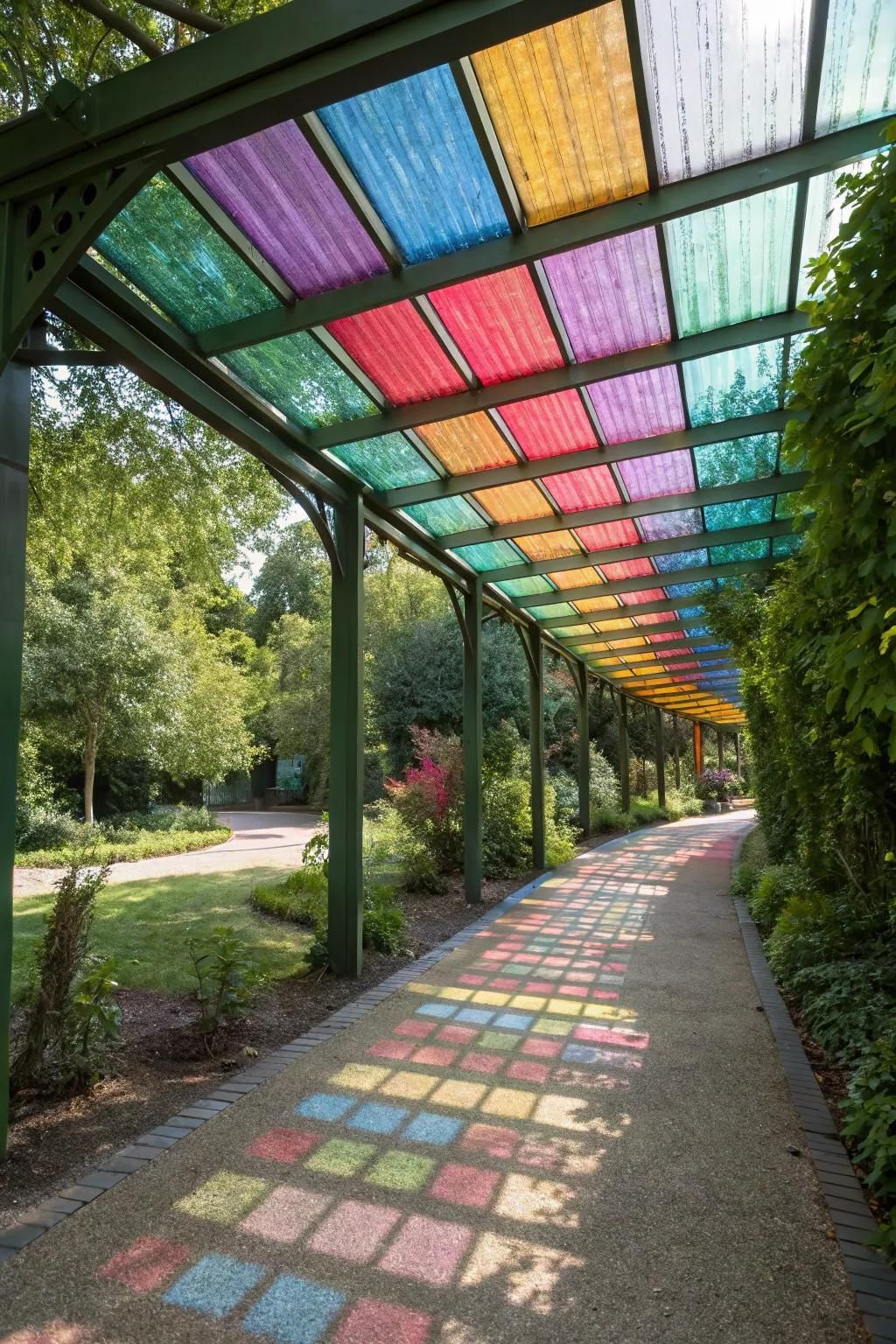 16. Brighten Things Up With Colorful Polycarbonate Sheets