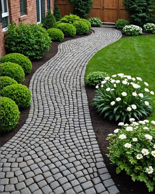 Cobblestone Paver Edging