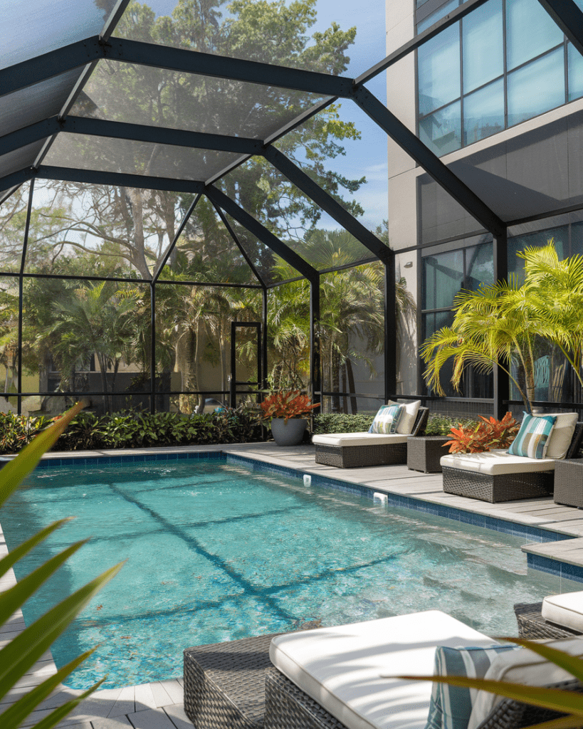 7. Enjoy All-Weather Fun in Our Screened-In Pool - photo 2