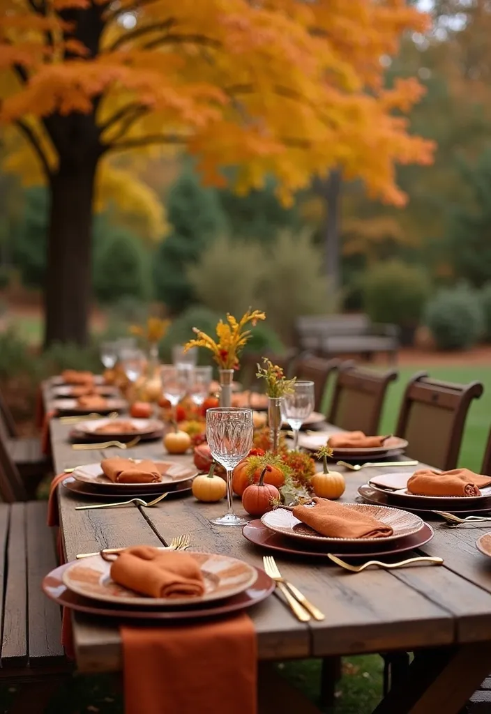 19. Setting Up Cozy Fall Dining