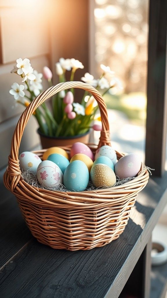 21 Easter Egg Basket Displays