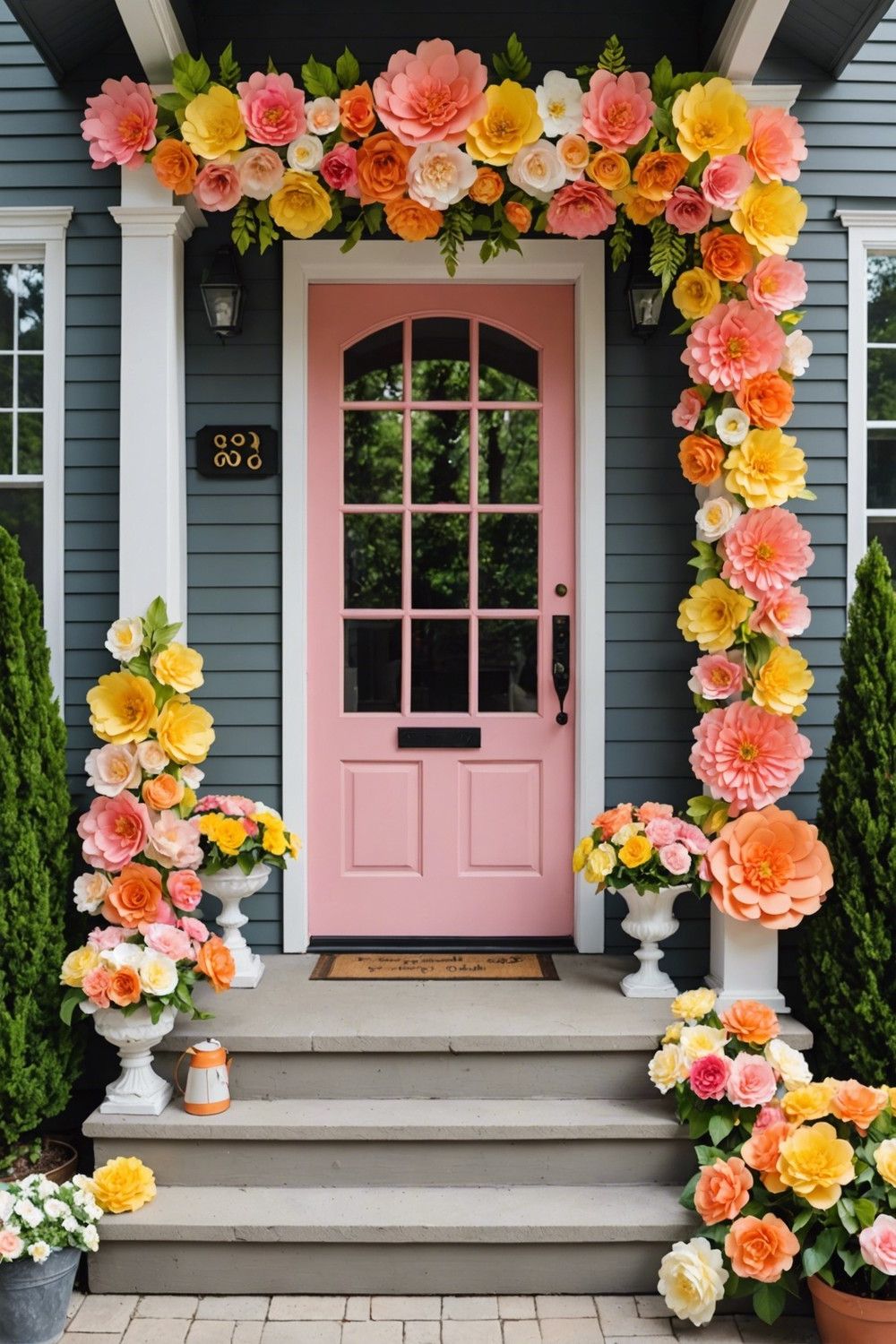 Craft a Playful Look With Paper Flowers