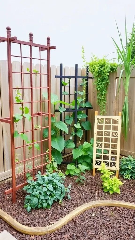 56. Vertical Trellis Ideas for Creative Gardens