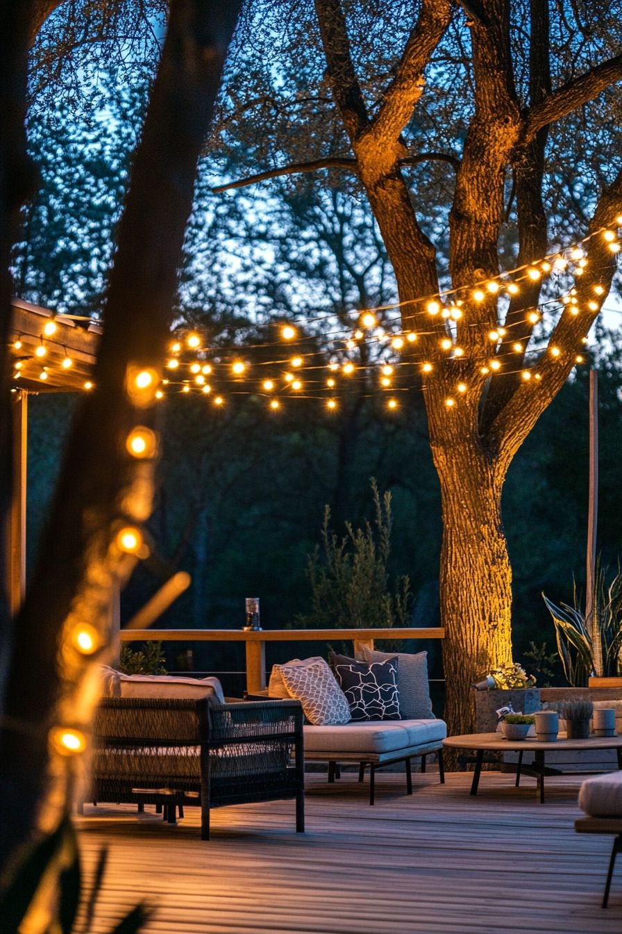 20 Creative String Light Hanging Ideas