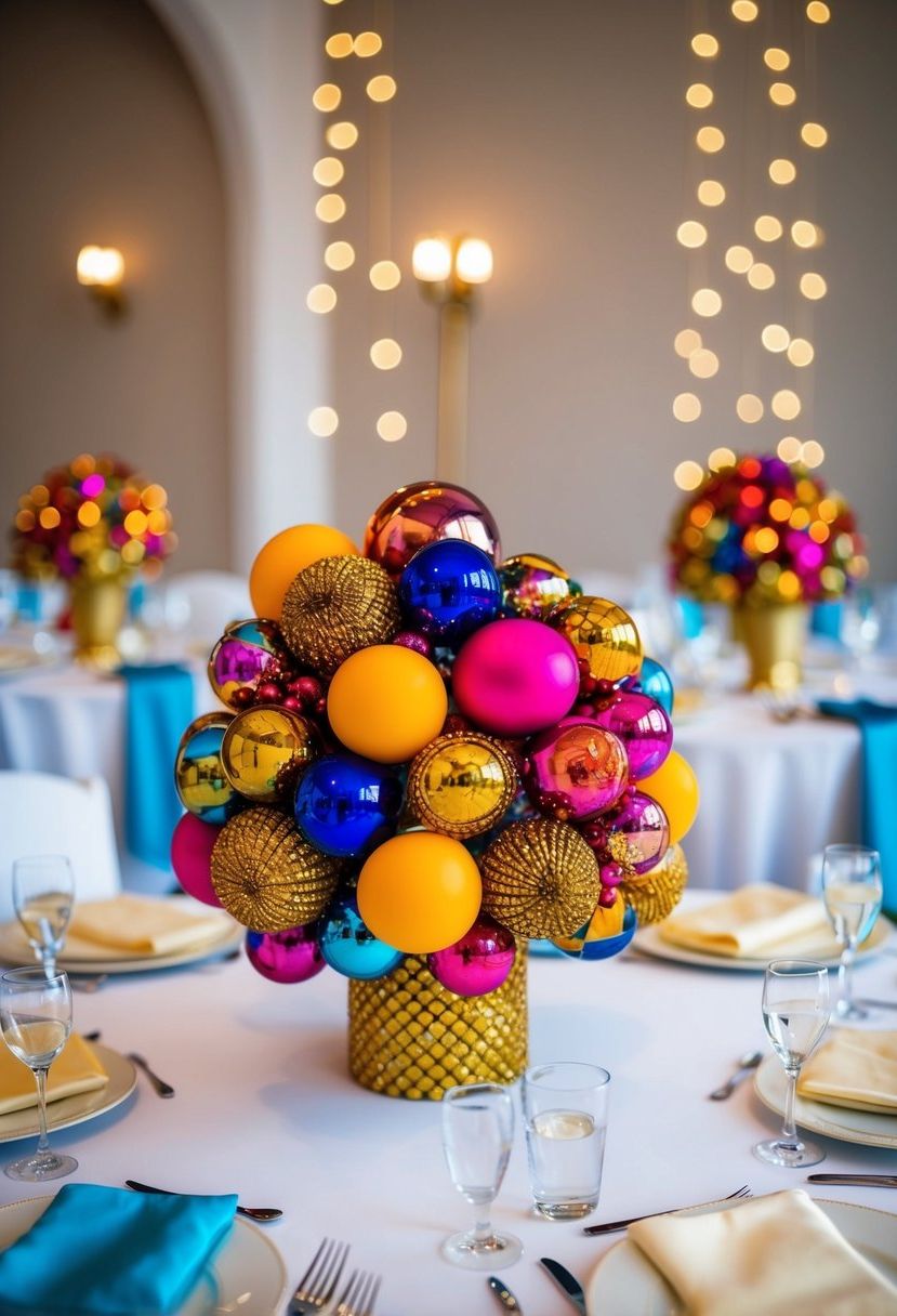 13) Small Trinkets as Table Centerpieces