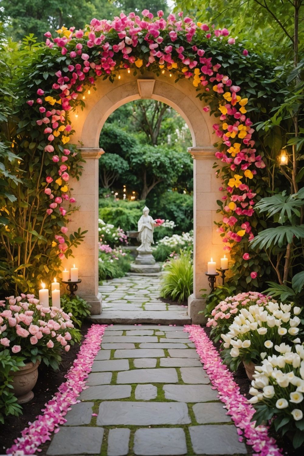 Flower Petal Pathways
