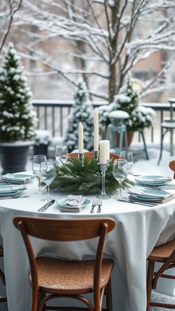 Winter-Themed Table Setting Ideas