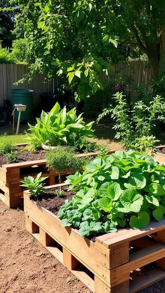 Budget-Friendly Pallet Garden Beds