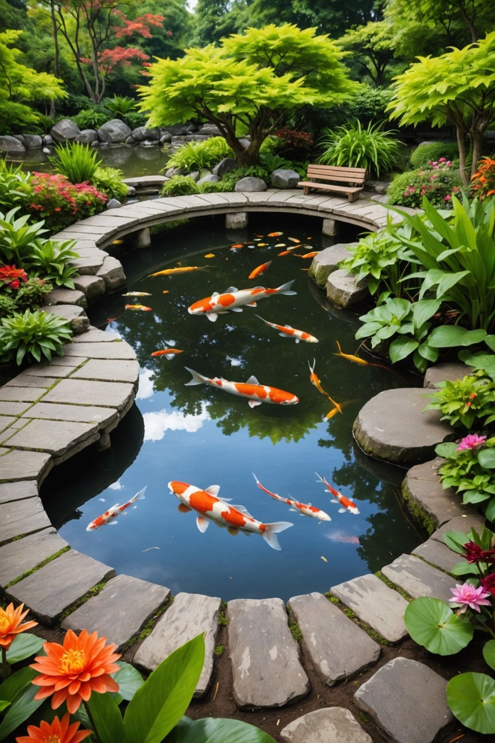 Peaceful Koi Pond Ideas