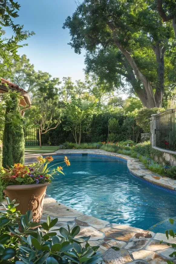 Garden-Style Pool Oasis Ideas
