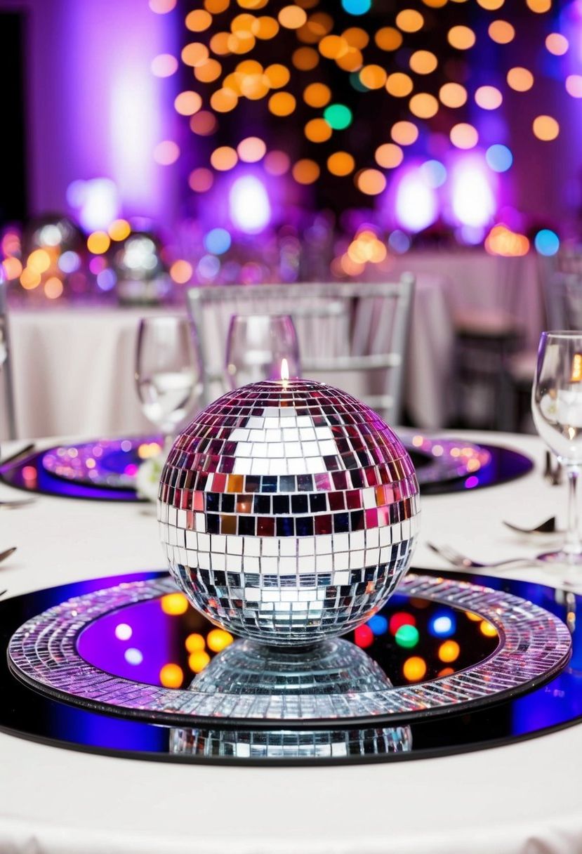 4) Disco Ball Placemats For Reflection