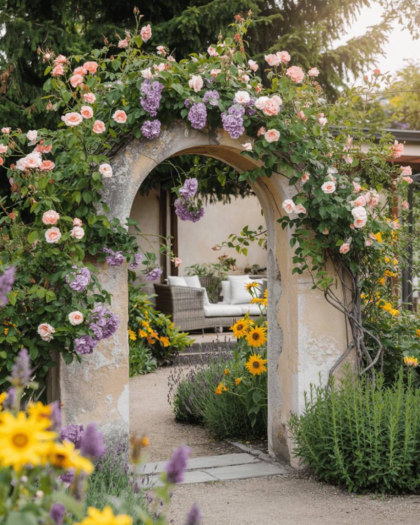 Garden Archway Entrance Ideas - photo 2
