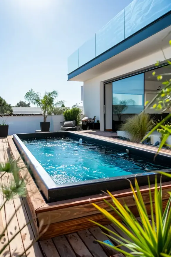 Compact Urban Pool for Small Yards