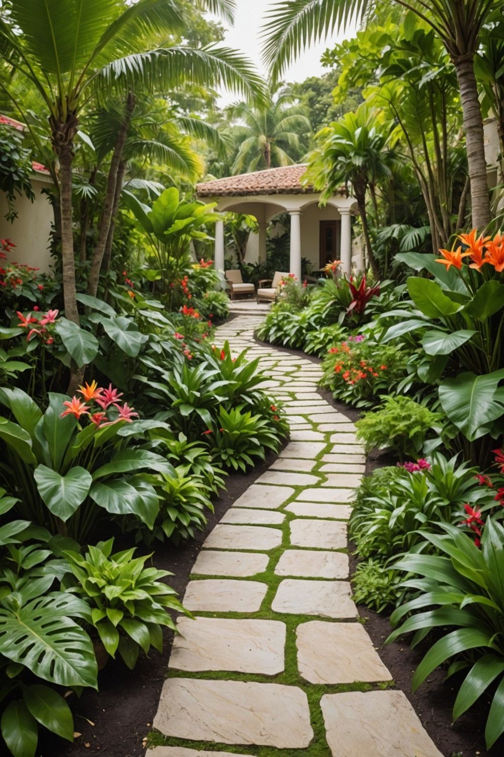 Natural Stone for a Tropical Feel