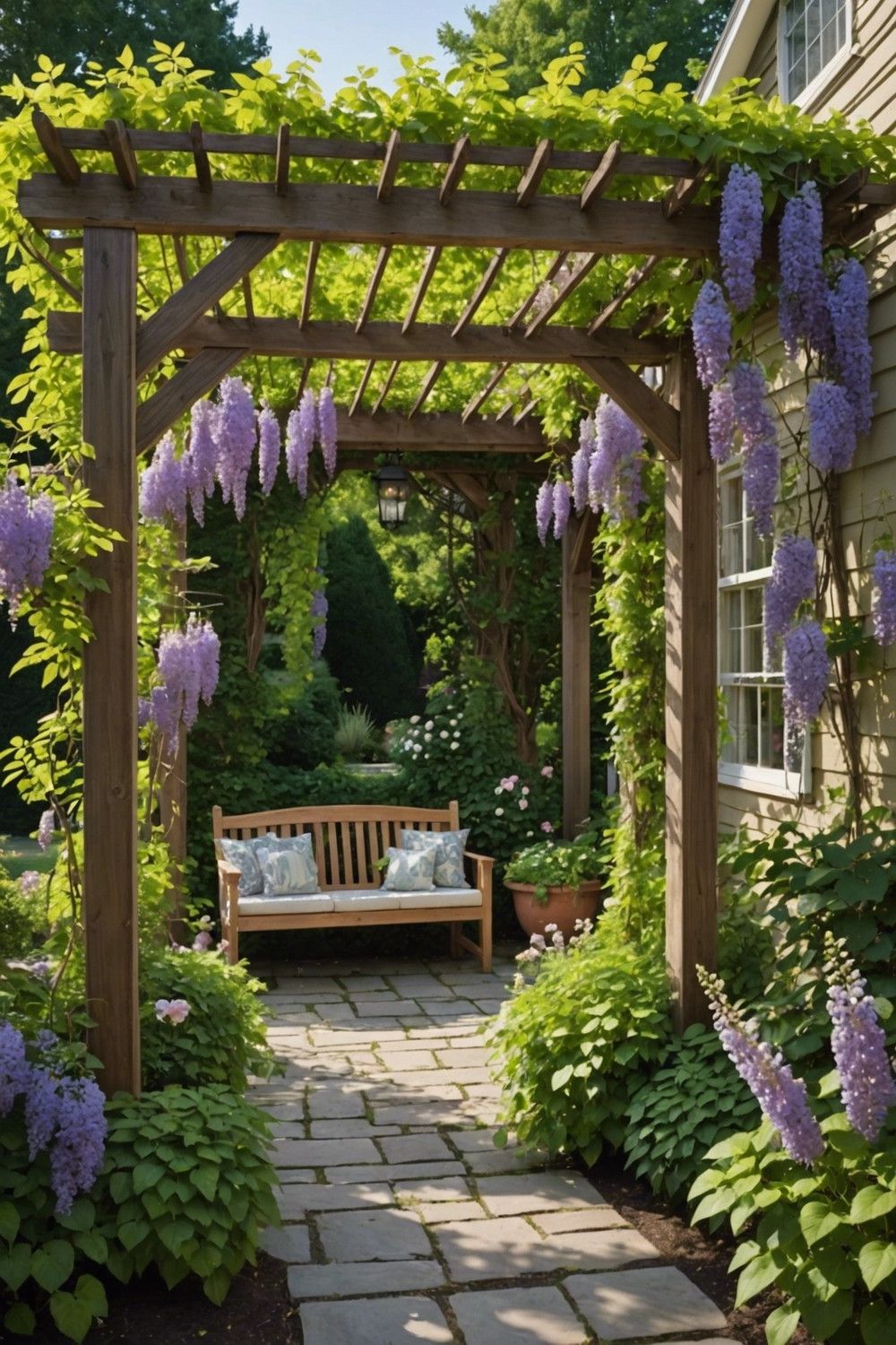 Charming Pergolas and Garden Arbors