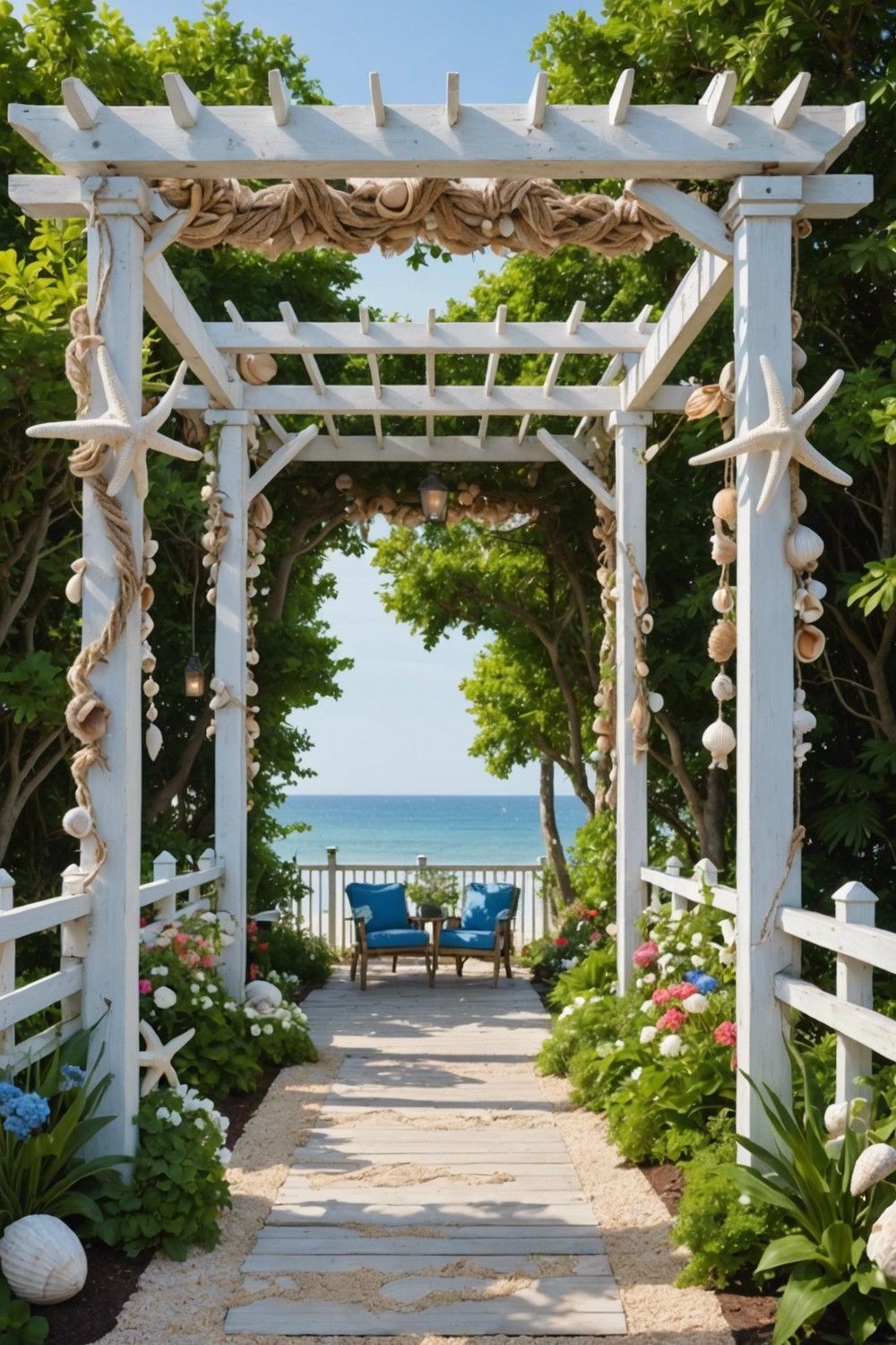 Coastal Cottage Pergola Style
