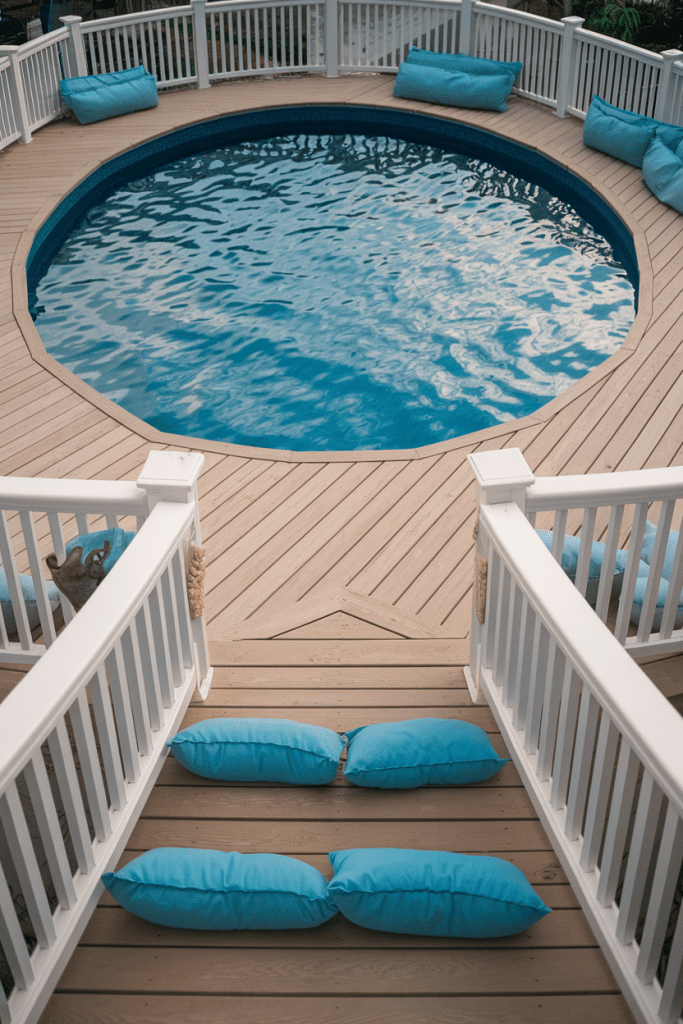 22. Coastal-Inspired Deck With White Railings
