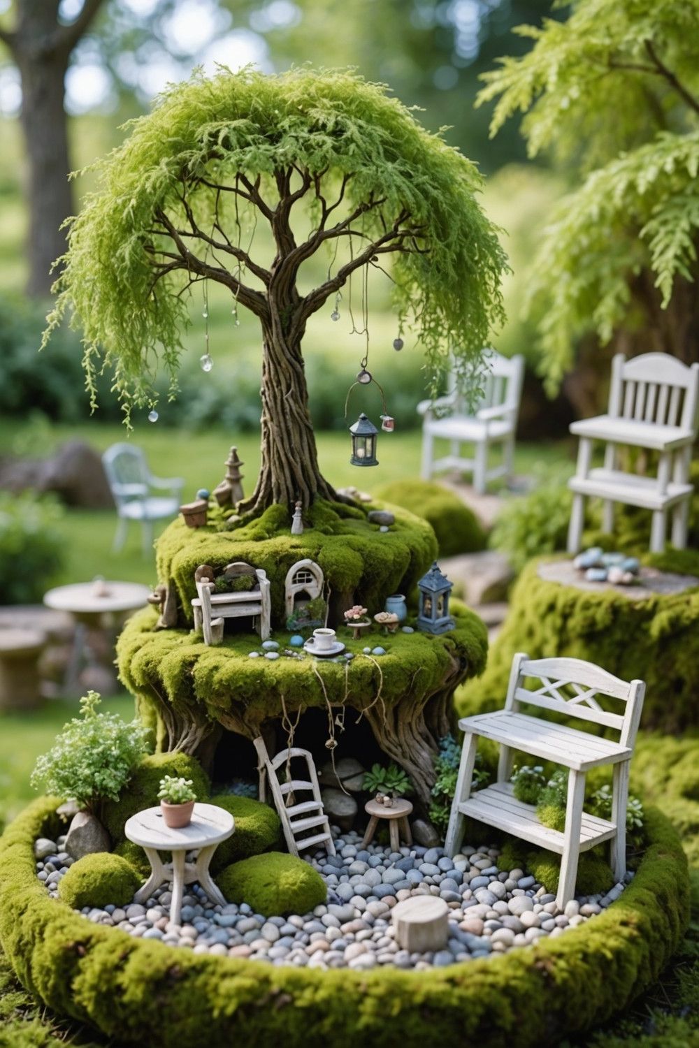 8) Design a Themed Look Around a Tree