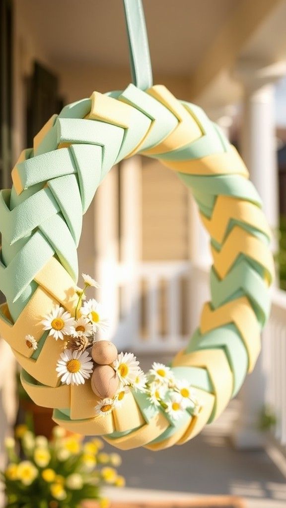 15 Chevron Pattern Wreath