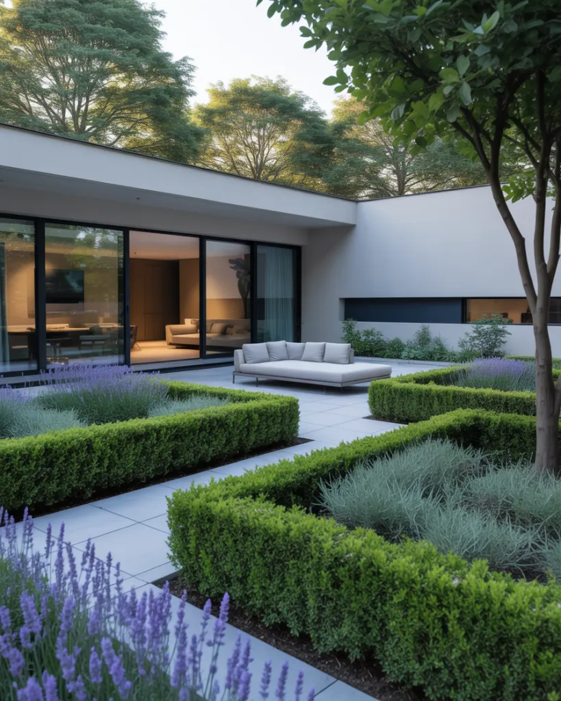 12. Shape-Based Plantings That Frame Your Home