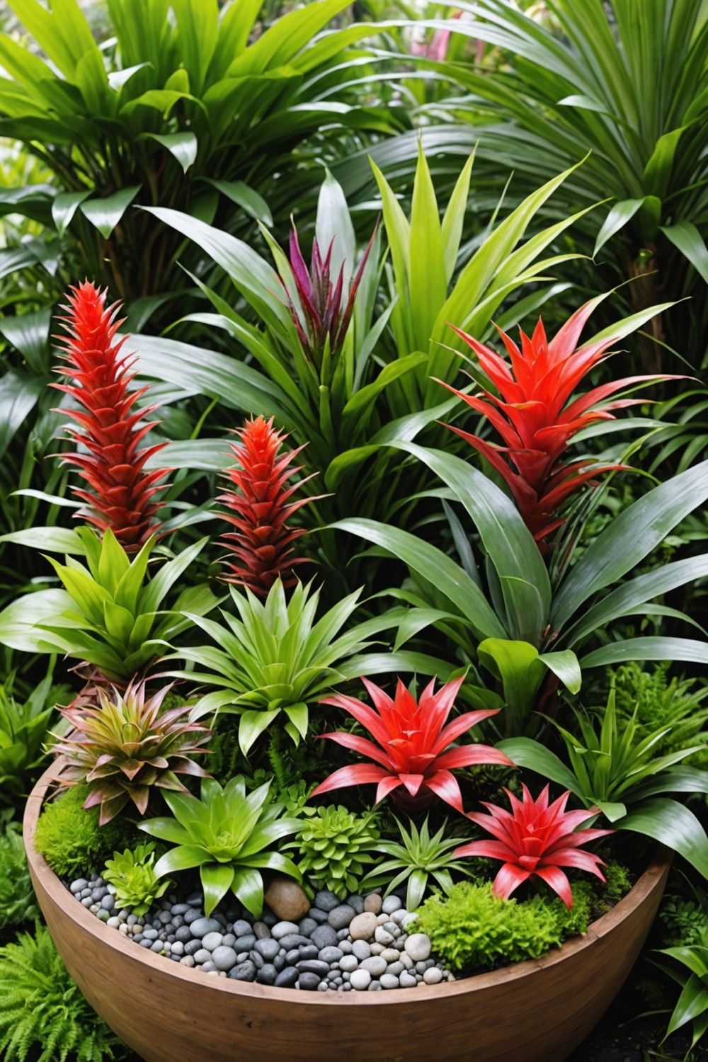 Bold Bromeliad Display Ideas