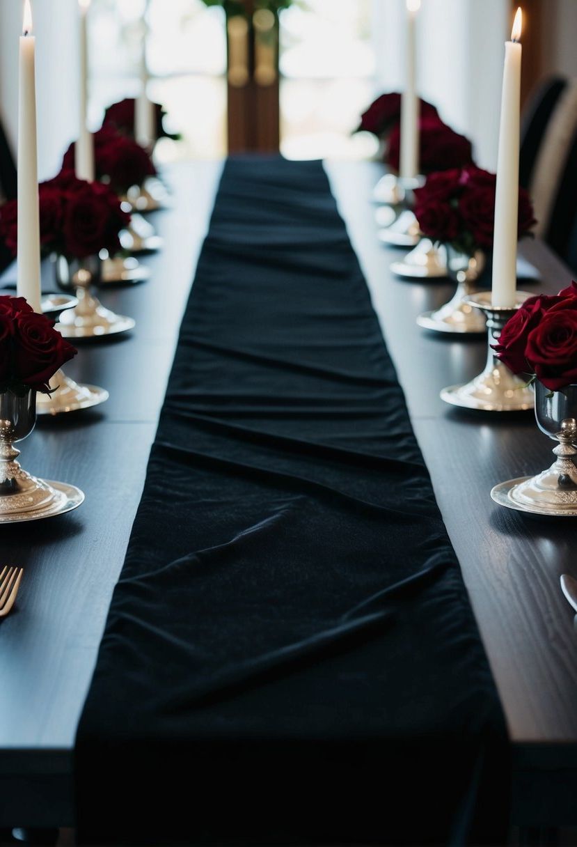 4) Bold Table Runner Ideas