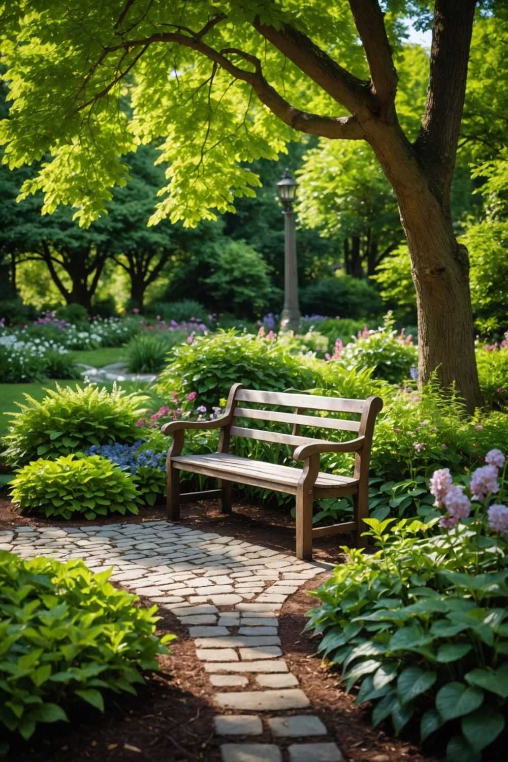 Add a Bench as a Focal Point