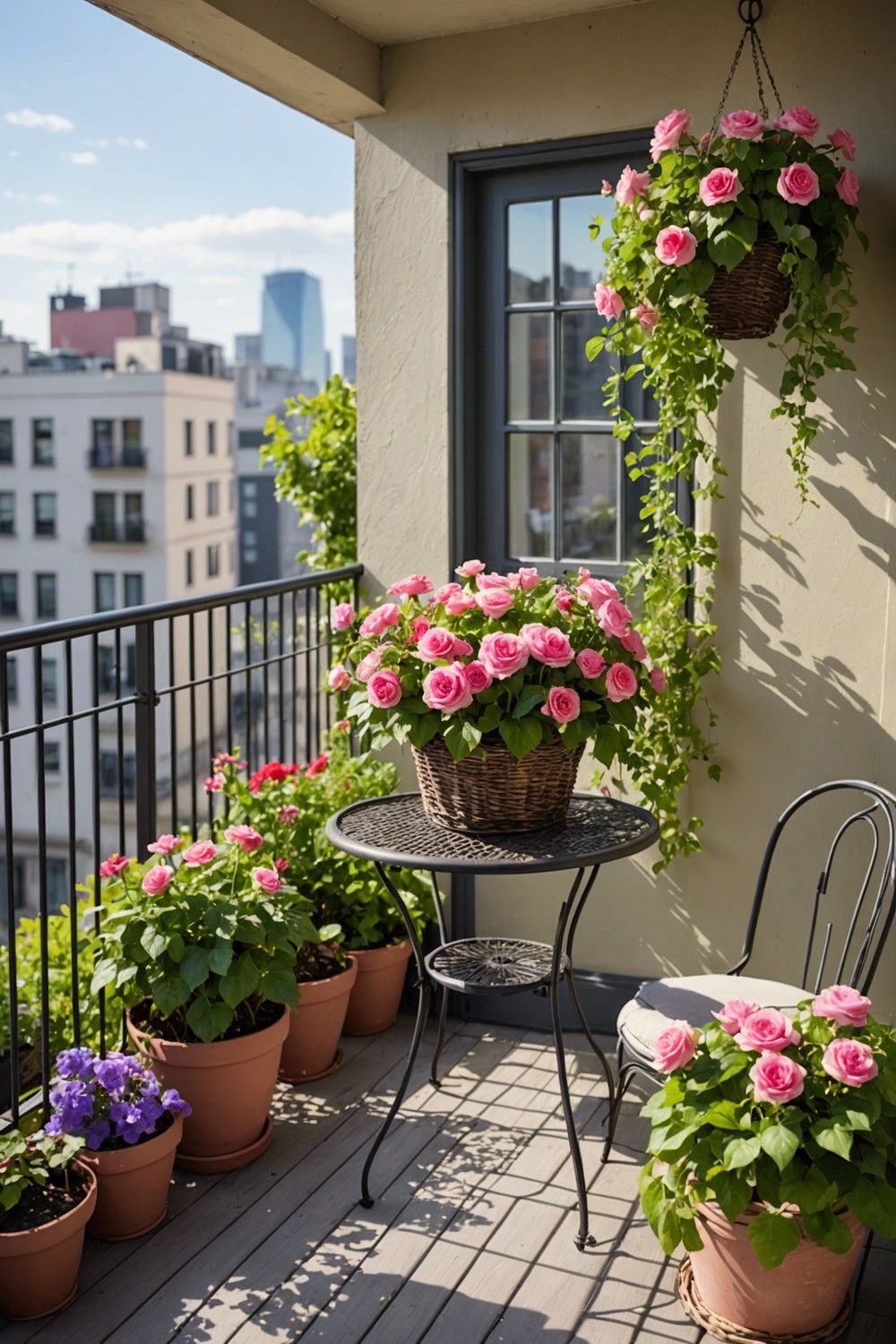 Cascading Flower Basket Ideas