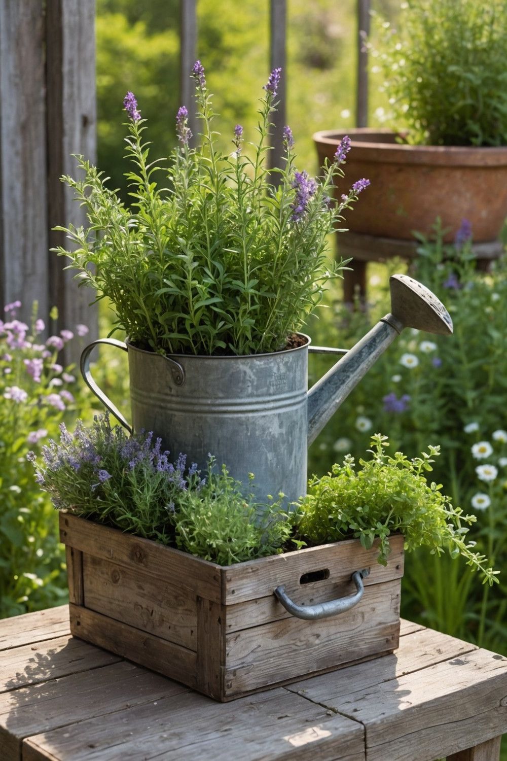 Practical Rustic Herb Gardens